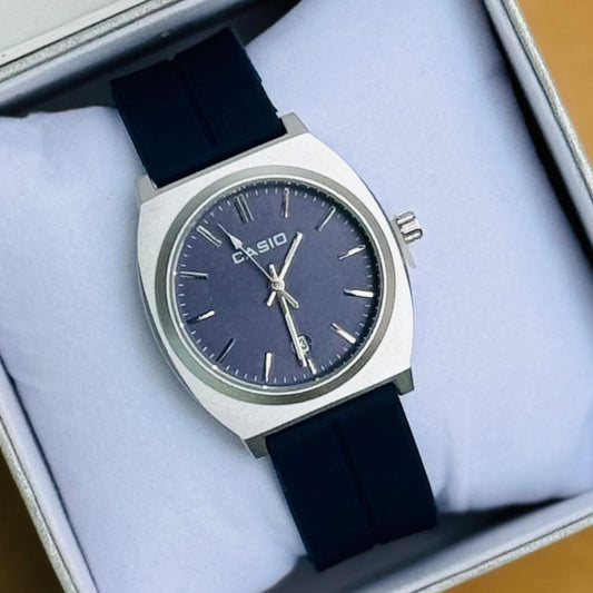 NEW CASIO WATCH WITH MAGNETIC SILICONE STRAP NOW ALLOVER IN OMAN | CASIO 155735