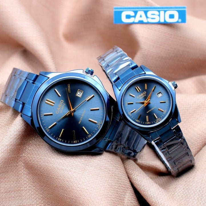 PREMIUM QUALITY CASIO COUPLE WATCH WITH OFFER PRICE | CASIO COUPLE 07