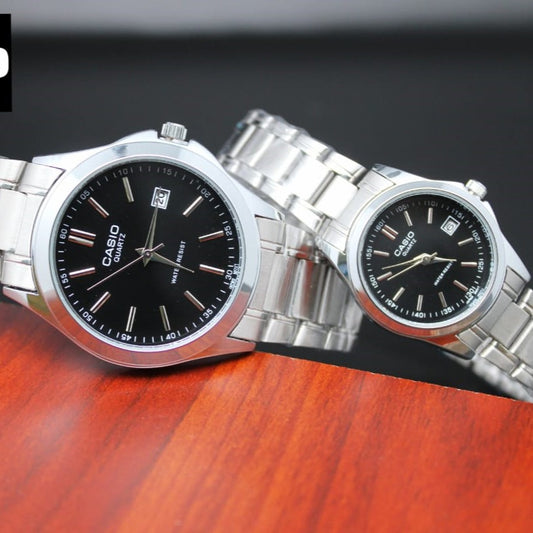 PREMIUM QUALITY CASIO COUPLE WATCH WITH OFFER PRICE | CASIO COUPLE 08