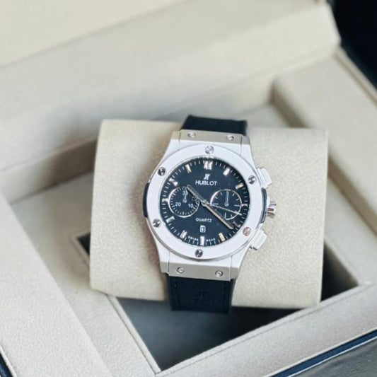 HUBLOT THE PREMIUM QUALITY WATCH JUST ARRIVED WITH 1 YEAR SERVICE WARRANTY| HUBLOT ART 77745