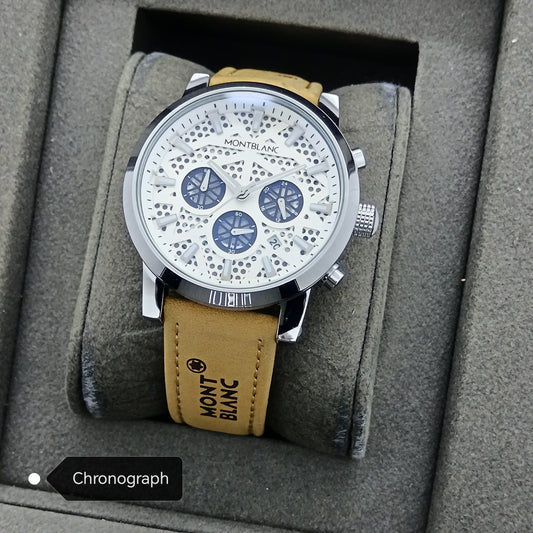 Stylish Premium Quality  CHRONOGRAPH  Active Mont B Watch | Mont B Watch 1036