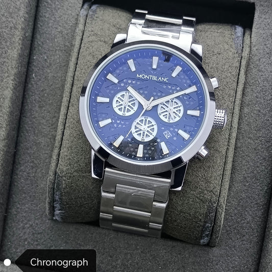 Stylish Premium Quality  CHRONOGRAPH  Active Mont B Watch | Mont B Watch 1016