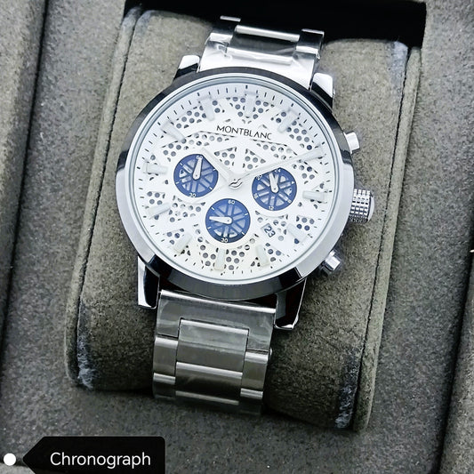 Stylish Premium Quality  CHRONOGRAPH  Active Mont B Watch | Mont B Watch 1017