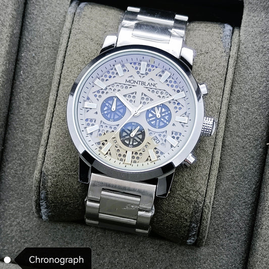 Stylish Premium Quality  CHRONOGRAPH  Active Mont B Watch | Mont B Watch 1019