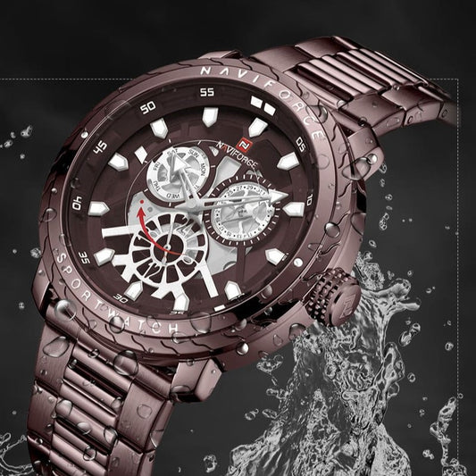 Original NAVIFORCE Stylish Waterproof Quartz Watch for Men | NF1006