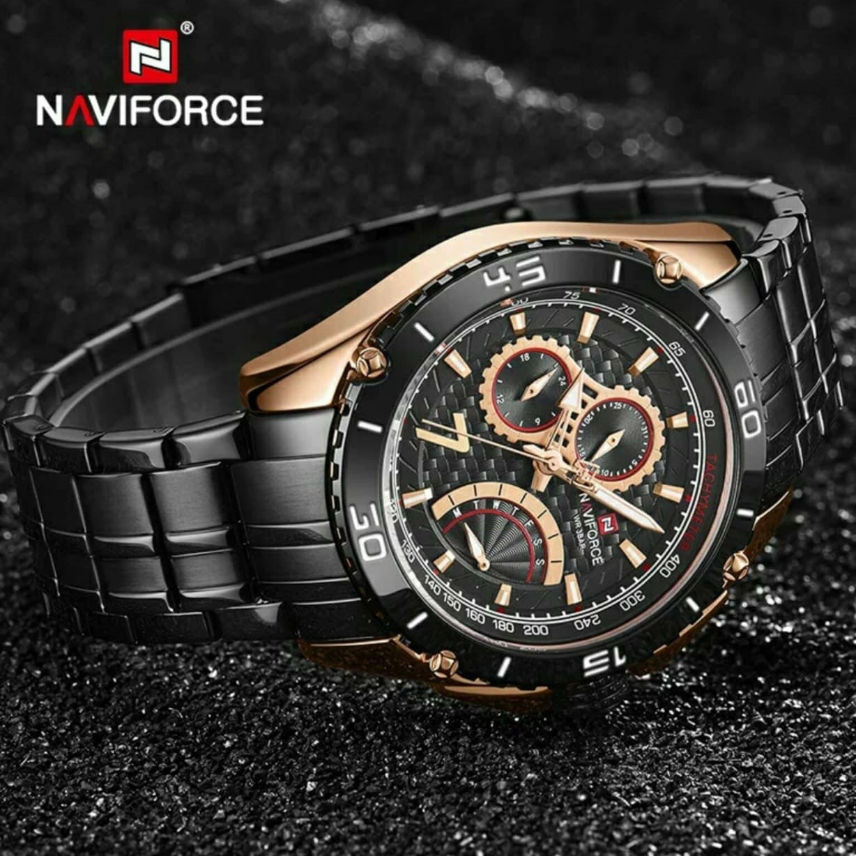 Original NAVIFORCE Stylish Waterproof Quartz Watch for Men | NF1009