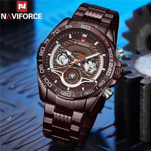 Original NAVIFORCE Stylish Waterproof Quartz Watch for Men | NF1007