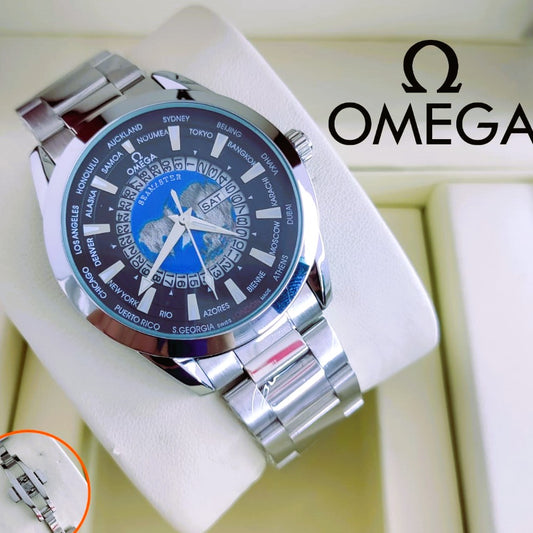 STYLISH OMEGA WATCH WITH QUALITY CHAIN | OMEGA WATCH MEN 665