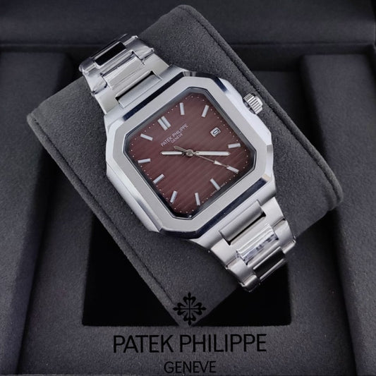 PATEK PHILIPPE EXCELLENT QUALITY WITH STAINLESS STEEL METAL BODY JUST ARRIVED NOW ALLOVER IN OMAN| PATEK P M 1799786