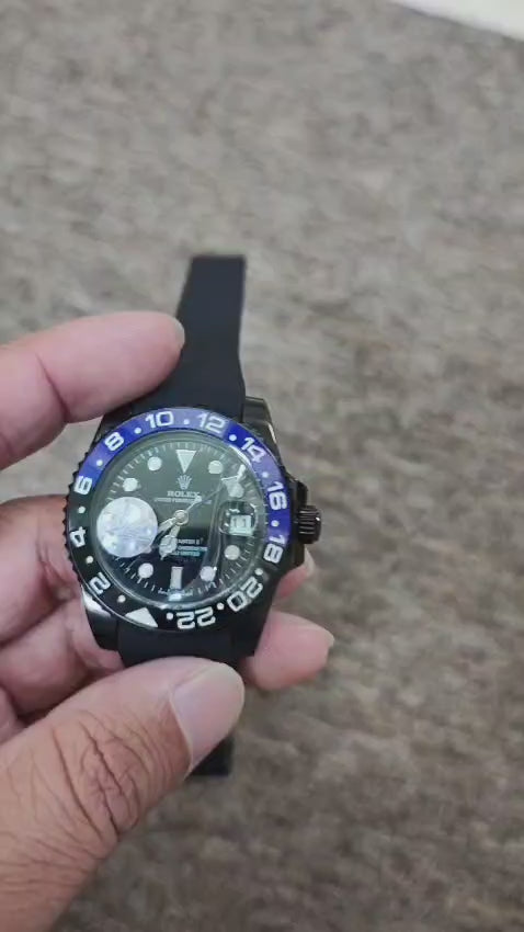 LUXURY ROLEX GMT FULL AUTOMATIC WITH RUBBER STRAP AAA GRADE NOW ALLOVER IN OMAN | ROLEX GMT AUTO 1333957973