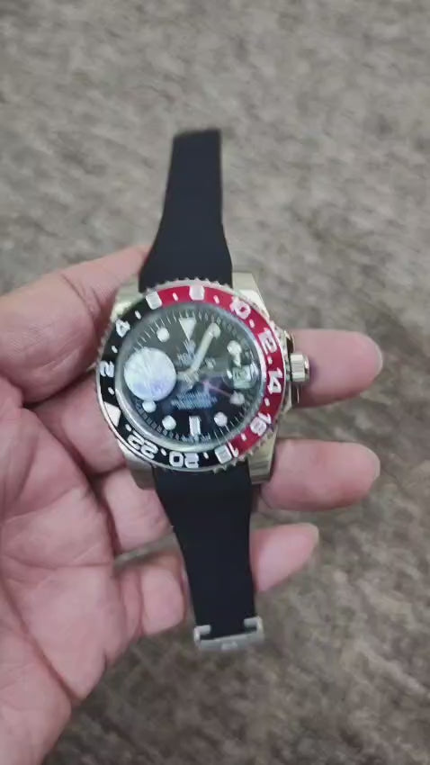 LUXURY ROLEX GMT FULL AUTOMATIC WITH RUBBER STRAP AAA GRADE NOW ALLOVER IN OMAN | ROLEX GMT AUTO 1333957991