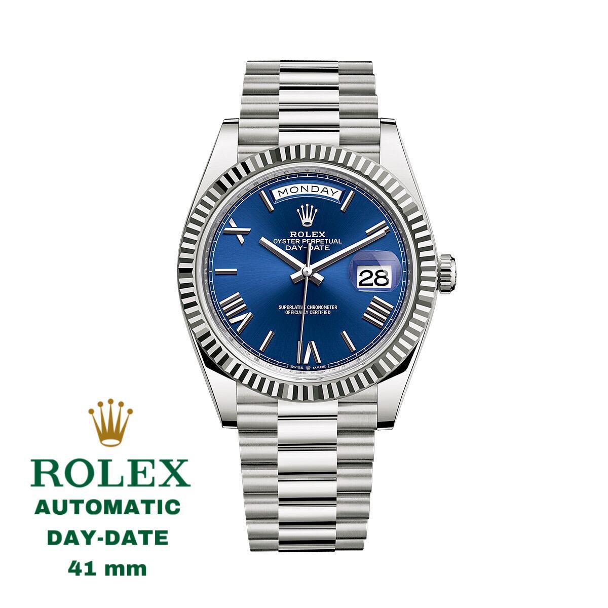 LUXURY ROLEX PERPETUAL DAY DATE  HIGH GRADE 5 YEARS WARRANTY WITH ORIGINAL BOX| ROLEX P 1334570