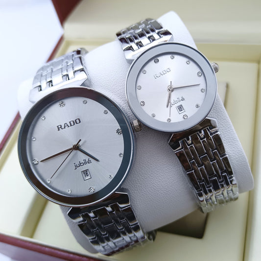 RADO COUPLE WATCH FREE DELIVERY ALLOVER OMAN | RADO COUPLE 6794