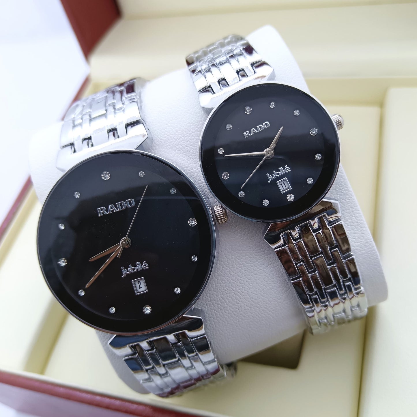 RADO COUPLE WATCH FREE DELIVERY ALLOVER OMAN | RADO COUPLE 6795