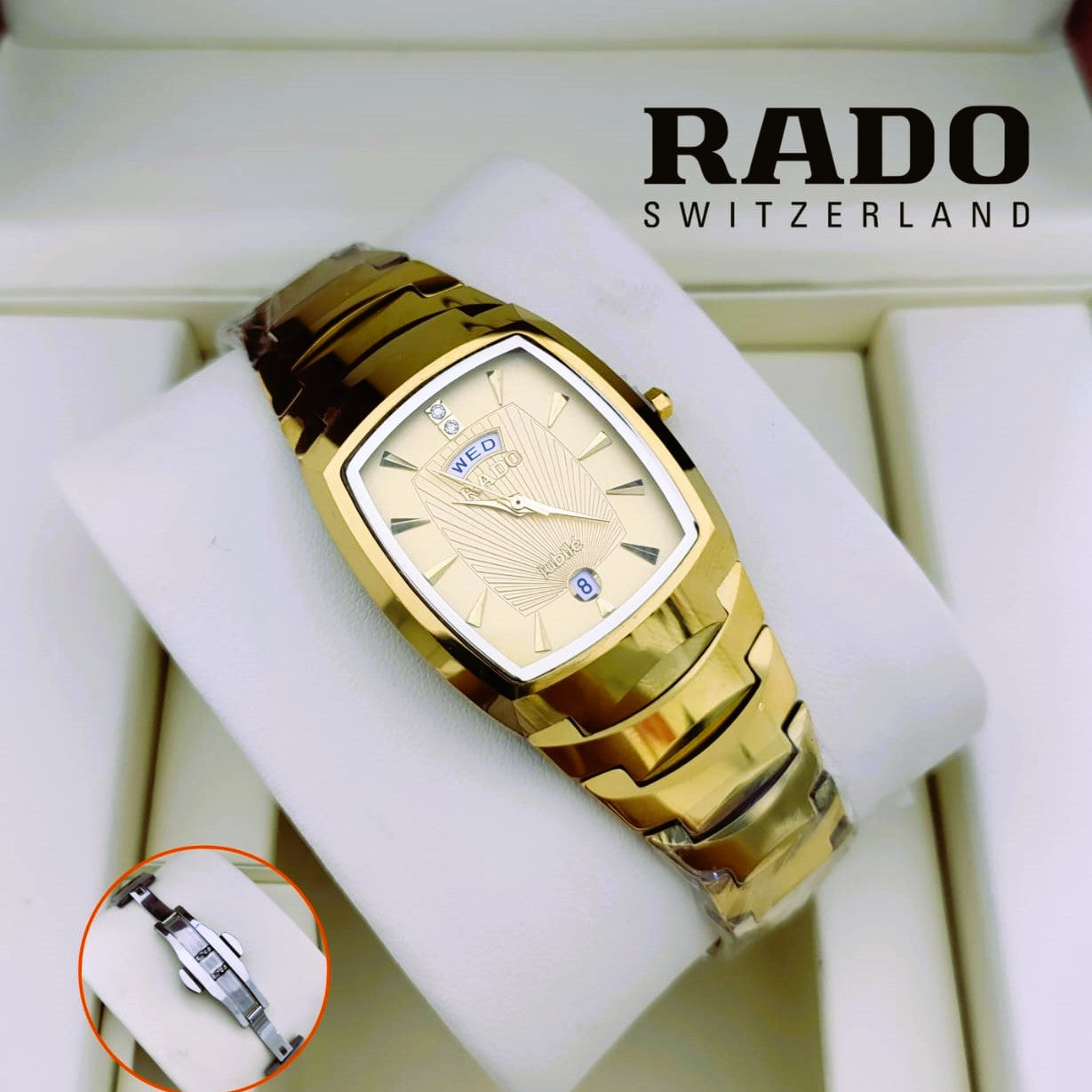 Premium Quality Rado Ceramic Quartz Watch | RADO Watch 6301