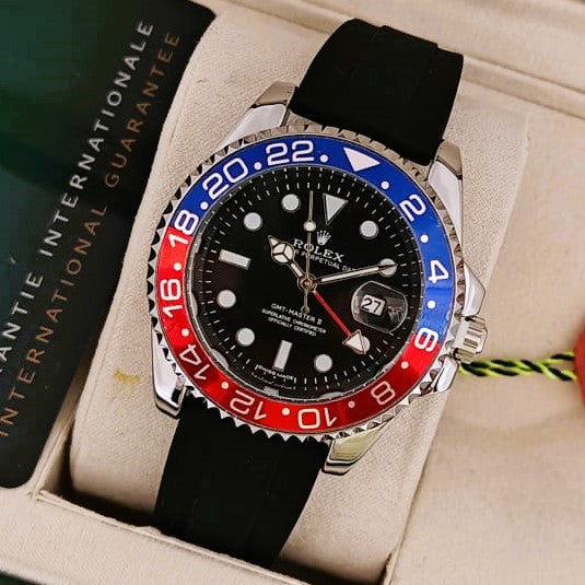 NEW ARRIVAL GMT ROLEX WITH RUBBER STRAP | ROLEX GMT 7881