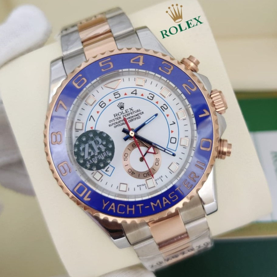 LUXURY ROLEX YACHT MASTER THE ROYAL WATCH OF ROLEX EDITION   WITH ORIGINAL ROLEX BIG BOX|ROLEX YACHT MASTER 1999752