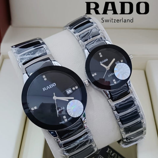 RADO COUPLE WATCH JUBILE BEST QUALITY WITH COLOUR GUARANTEE ALLOVER IN OMAN | RADO COUPLE 131394