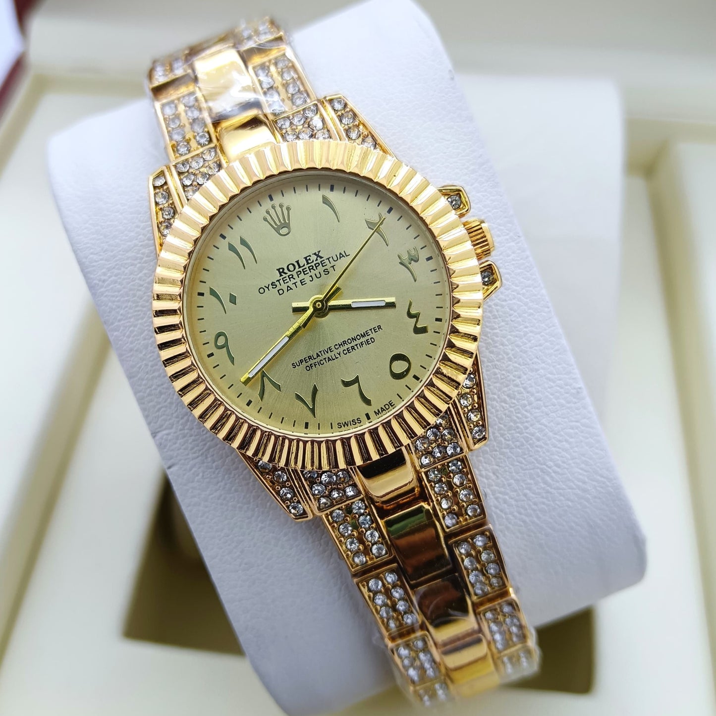 ROLEX WATCH FOR LADIES WITH VERY HIGH QUALITY WITH STONE | ROLEX QUEEN 325