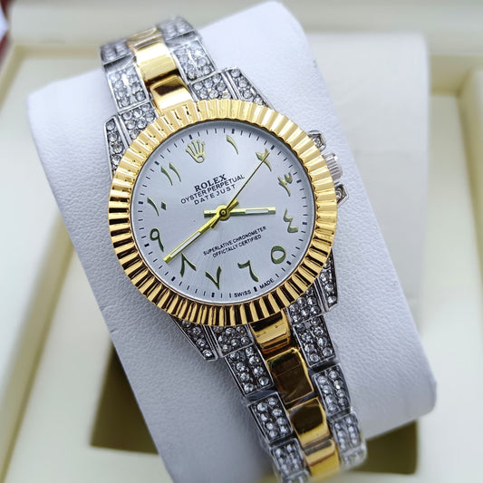 ROLEX WATCH FOR LADIES WITH VERY HIGH QUALITY WITH STONE | ROLEX QUEEN 326