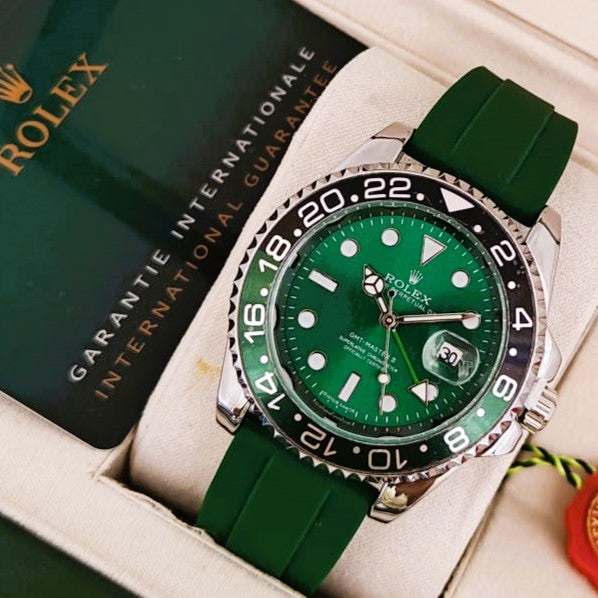 NEW ARRIVAL GMT ROLEX WITH RUBBER STRAP | ROLEX GMT 7887