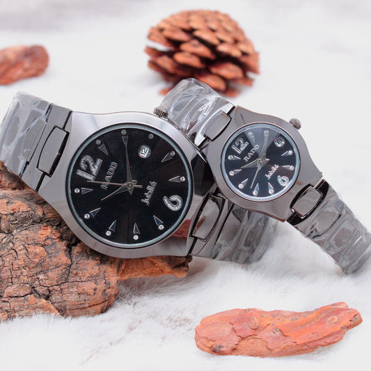 RADO COUPLE WATCH FREE DELIVERY ALLOVER OMAN | RADO COUPLE 589208