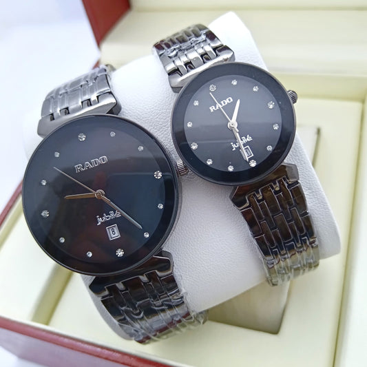 RADO COUPLE WATCH FREE DELIVERY ALLOVER OMAN | RADO COUPLE 6789