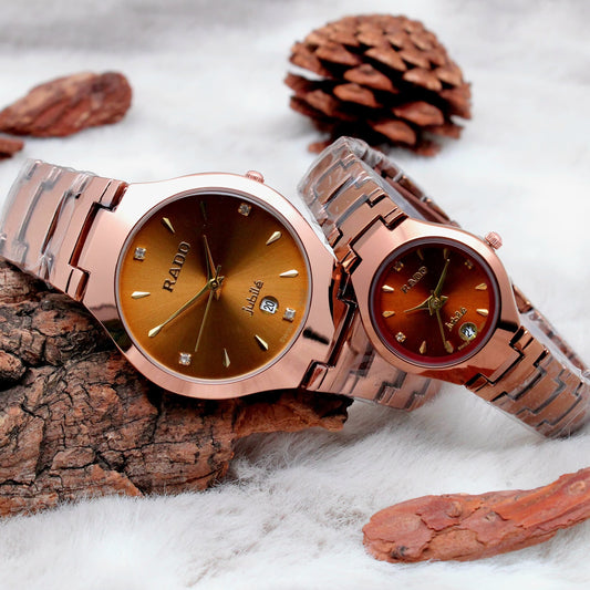 RADO COUPLE WATCH FREE DELIVERY ALLOVER OMAN | RADO COUPLE 589209