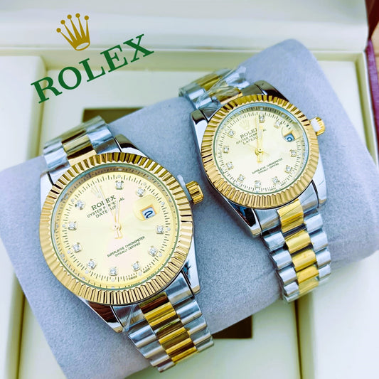 ROLEX COUPLE WATCH WITH HIGH QUALITY | ROLEX couple watch 709