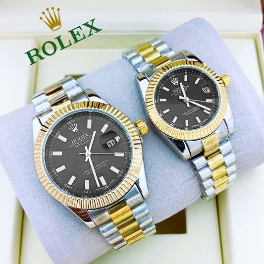 ROLEX COUPLE WATCH WITH HIGH QUALITY | ROLEX couple watch 7011