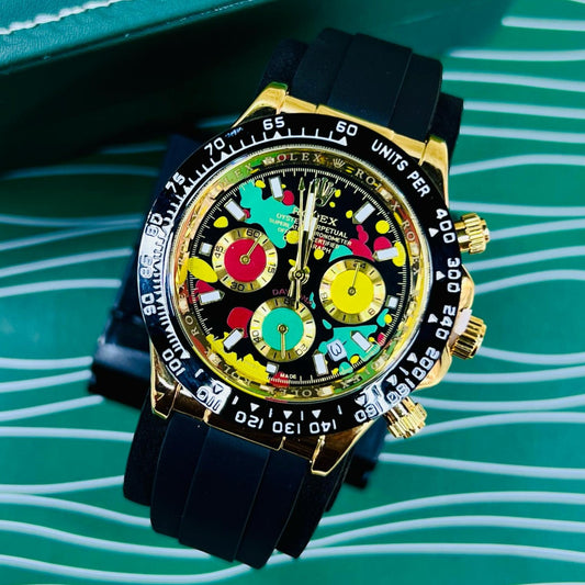 ROELX DAYTONA CHRNOGRAPH RUBBER STRAP VERY DEMANDING WATCH NOW ALLOVER IN OMAN | ROLEX DAYTONA 179951