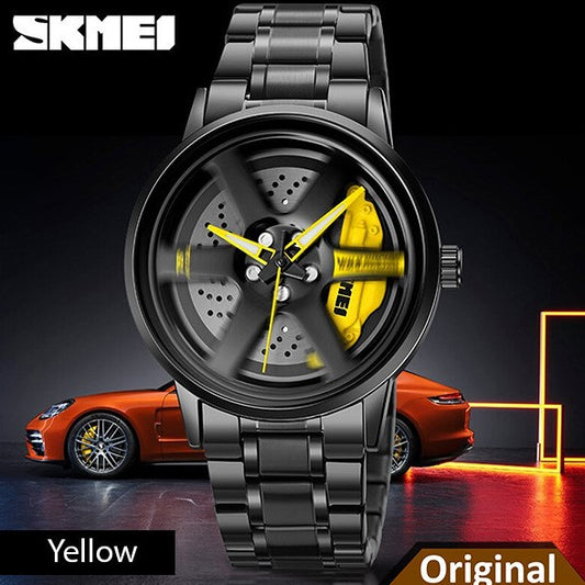 Original SKMEI Car Wheel Stainless Steel Waterproof Watch - SKMEI 59