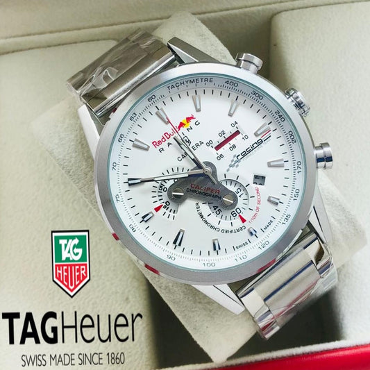 EXCLUSIVE TAG-HEUER CHRONOGRAPH STYLISH WATCH | TAG-HEUER MAN 001