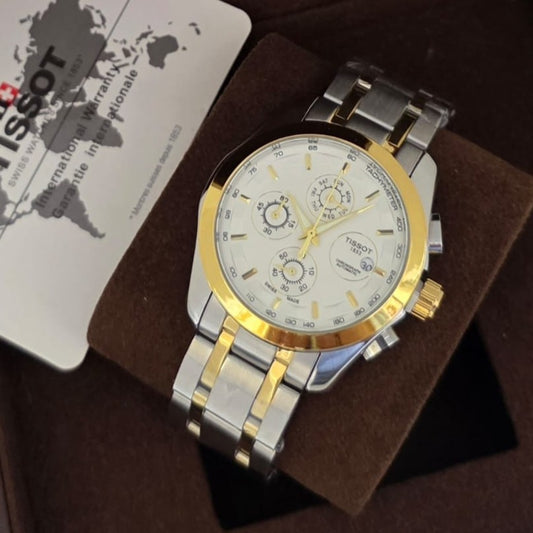 TISSOT CHRNOGRAPH STAINLESS STEEL COLOUR GUARANTEED VERY HIGH PERFORMANCE NOW ALLOVER IN OMAN | TISSOT CHRNO 133397960