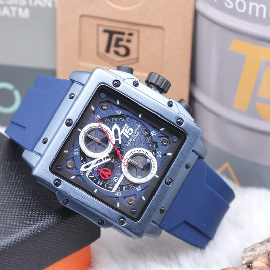 Chronograph function watches, water resistance 30 m with a unique design and excellent quality plus 2years world wide guarantee| T5 CHRNO 57568