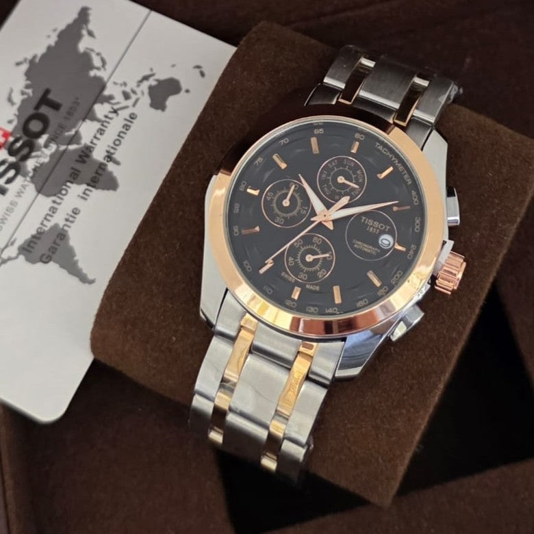 TISSOT CHRNOGRAPH STAINLESS STEEL COLOUR GUARANTEED VERY HIGH PERFORMANCE NOW ALLOVER IN OMAN | TISSOT CHRNO 133397972