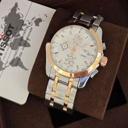 TISSOT CHRNOGRAPH STAINLESS STEEL COLOUR GUARANTEED VERY HIGH PERFORMANCE NOW ALLOVER IN OMAN | TISSOT CHRNO 133397973