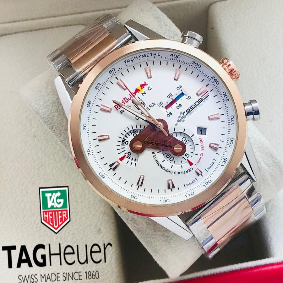 EXCLUSIVE TAG-HEUER CHRONOGRAPH STYLISH WATCH | TAG-HEUER MAN 004