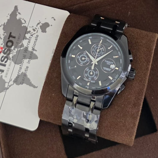 TISSOT CHRNOGRAPH STAINLESS STEEL COLOUR GUARANTEED VERY HIGH PERFORMANCE NOW ALLOVER IN OMAN | TISSOT CHRNO 133397974