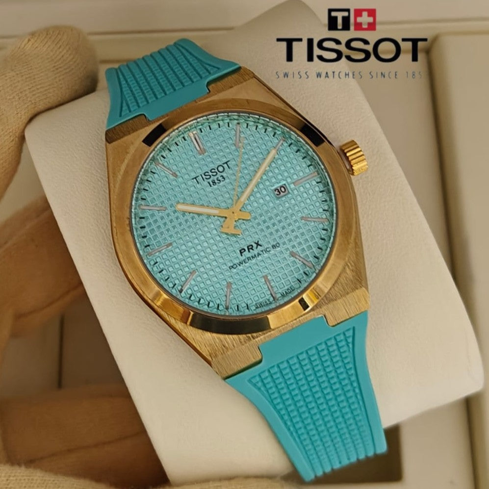 POPULAR TISSOT PRX RUBBER STRAP NEW SHIPMENT NOW AVAILABLE ALLOVER IN OMAN | TISSOT PRX 131377997