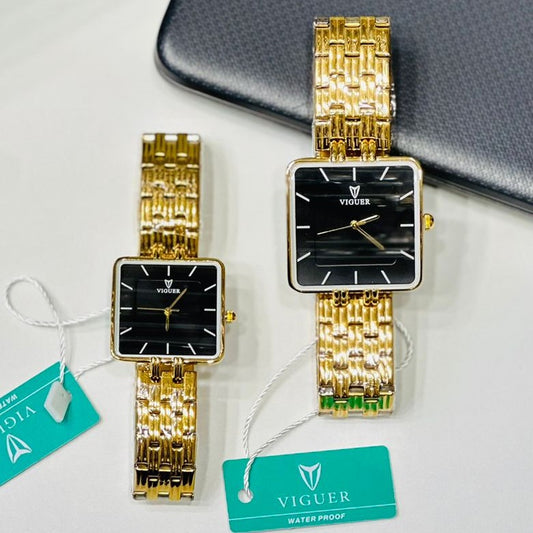 Viguer couple watch stylish and awesome look |Viguer couple watch 5005